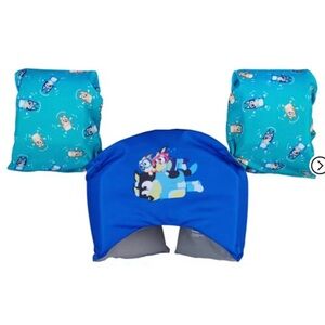 Bluey Kids Swim Vest and Arm Floaties Set